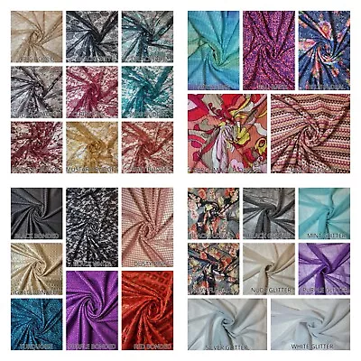 £1.99 • Buy Stretch Lace Fabric Polyester Elastane Blend Floral Bridal Dressmaking Material