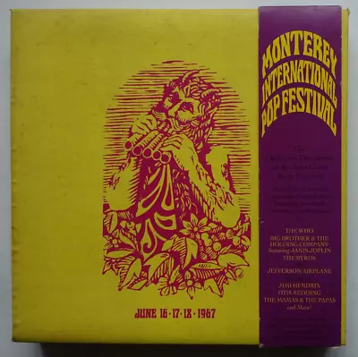 £49.99 • Buy MONTEREY INTERNATIONAL POP FESTIVAL 1967 - Rhino 4-Disc CD Box Set (1992) Byrds
