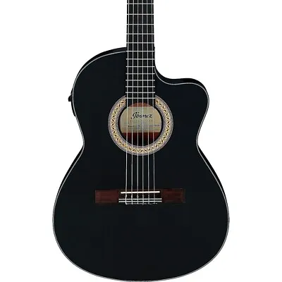 Ibanez GA5MHTCE Classical Acoustic-Electric Guitar Weathered Black • $279.99