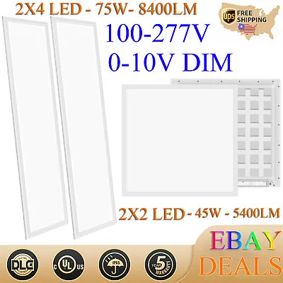 $1349 • Buy LED Flat Panel Light 45W 2x2ft,75W-2x4 Ft Indoor Commercial Flat Backlit Fixture