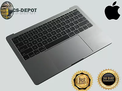 Macbook Pro A1708 2016-17 Palmrest Keyboard Top Case W/Touchpad/Battery Gray B • $69.95