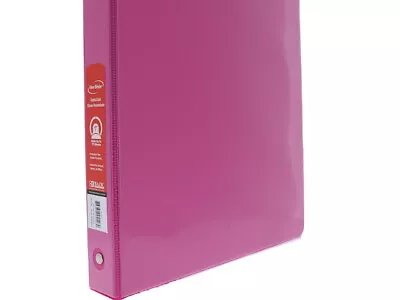 $39.95 • Buy 12 Binders 1 Inch 1  - NEW - 2 Pocket 3 Ring Binder Folders Pink