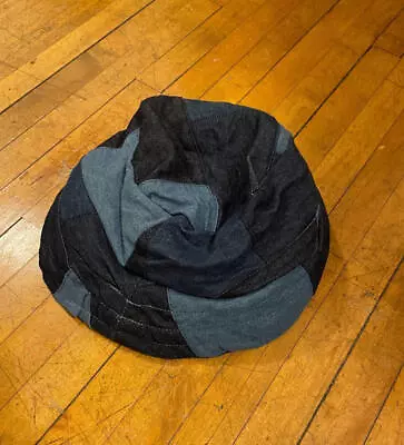 Hair & Stuff Navy Blue & Black Bucket Hat- Medium • $10