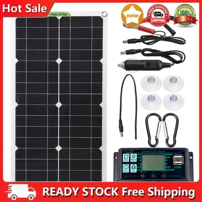 £36.09 • Buy Solar Panel 12V 250W High Efficient Solar Panel Kit Waterproof And Stainless Sola