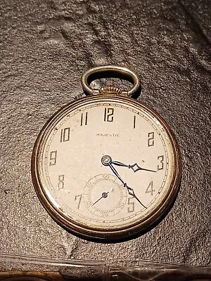 2 Waltham Movements And 1 Majestic Pocket Watch For Parts Or Repair • $199.99