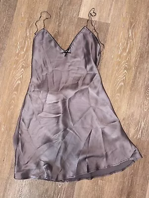 Nwt Zara Chemis Slip Dress Gray Women's Medium Mini  • $24.99