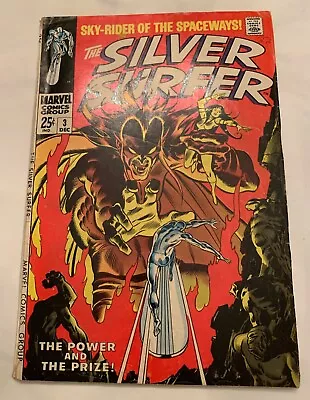 Silver Surfer #3 VG/FN 5.0 1st App. Mephisto Marvel Comics 1968 • $51