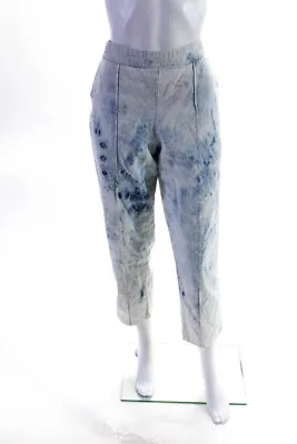 Victor Alfaro Collective Womens Blue Tie Dye Pants Size 10 14003759 • $51.01