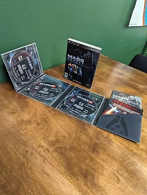 Mass Effect Trilogy 1 2 3 CIB Complete W/ Inserts PS3 Sony Playstation 3 • $14.99