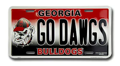 Georgia Bulldogs Car Truck Tag License Plate Go Dawgs Football Sign University • $10.97