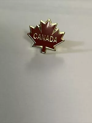 Canada Red Maple Leaf Enamel Lapel Hat Vest Jacket Backpack Bag Souvenir Pin • $4.89