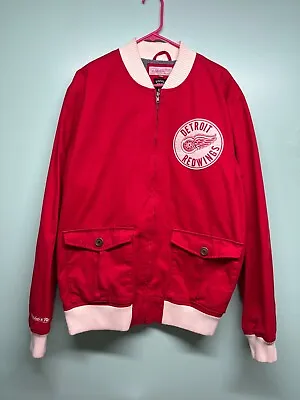 Womens Mitchell & Ness Detroit Red Wings Jacket 2XL • $120