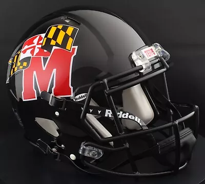 MARYLAND TERRAPINS NCAA Riddell Speed Full Size AUTHENTIC Football Helmet • $299.99