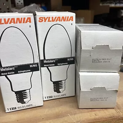 Sylvania 64479 Metal Halide 175W Lamp ED17 Light Bulb E26 Base M175/U/Med • $12