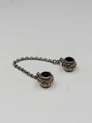 $20 • Buy Pandora Sterling Silver Forever Family Safety Chain Charm Bead