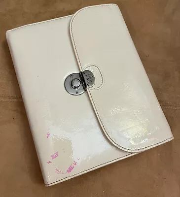 Rare Patent Leather Dooney  & Bourke Agenda Book Metal Closure 2014 Inserts • $99