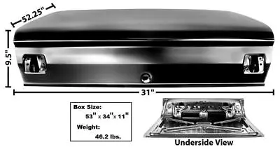 1965 Chevy Nova Rear Deck Lid New • $537.89