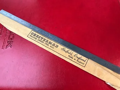 Rabone Chesterman Vintage 62A Precision 12  Machine Divided Steel Rule Sheffield • $29.84