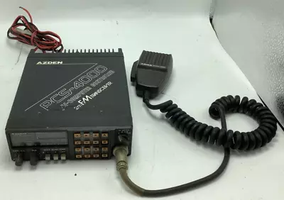 Azden PCS-4000 Ham Radio 2M FM Transceiver W/Microphone & Power Cable • $89.99