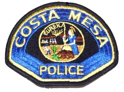 COSTA MESA – POLICE - CALIFORNIA CA Sheriff Police Patch STATE SEAL USED  • $14.99