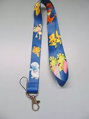 Pokemon (Blue) Nylon Lanyard  (NEW) • $6.99