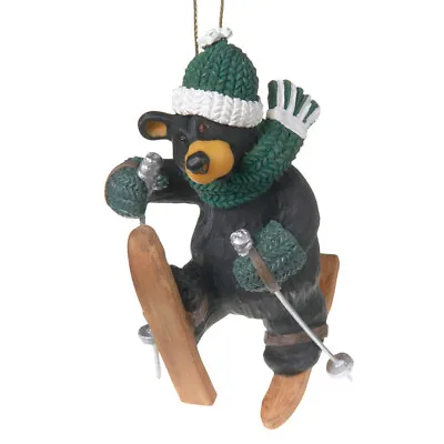 $11.50 • Buy Black Bear Christmas Ornament  Tumble  By Jeff Fleming Bearfoots Collection