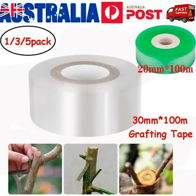 1-5pc 100m Length Grafting Tape Garden Fruit Tree Parafilm Graft Garden Belt-Tie • $48.35