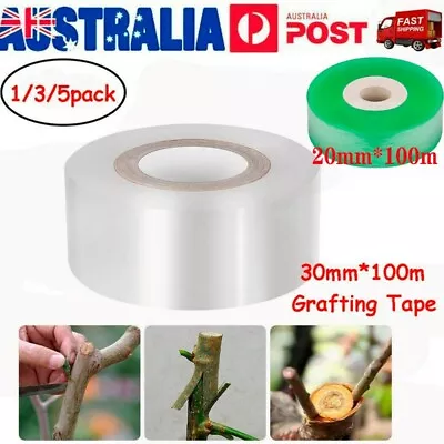 1/5pc 100m Length Grafting Tape Garden Fruit Tree Parafilm Graft Garden Belt Tie • $14.01