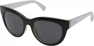 New VonZipper Queenie Sunglasses Black White Gold With Grey Lens RSUN-84 • $44.99