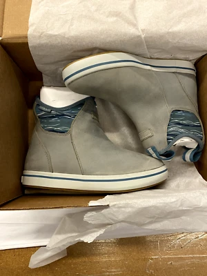 £53.65 • Buy Xtratuf Women's Leather Deck Boots Booties Gray Size 6.5
