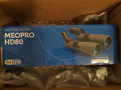 Meopta MeoPro HD80 Straight Spotting Scope W/20x-60x • $1600