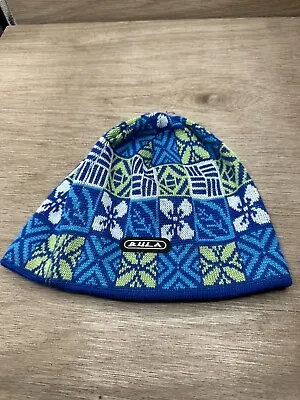 BULA Beanie Blue Wool Snowboard Ski Winter • $15