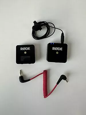 RODE Wireless Go 1x Mic 1x Receiver With Rode Lavalier Mic & 3.5mm Jack • £49.99