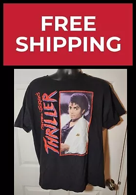 Michael Jackson Vintage Style T-Thriller T Shirt Size XL • $16.99