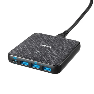 $95.70 • Buy Anker PowerPort Atom III Slim 65W Wall Charger (Four Ports) (A2045T11)