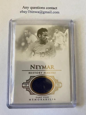 2018 Futera Unique History Makers Game Worn Neymar 02/34 Barcelona • $120