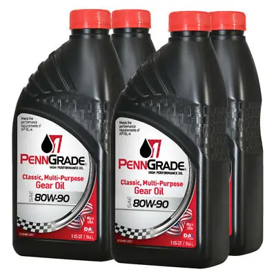 Brad Penn / PennGrade 1 Gear Oil 77296 Classic GL-4 80W90 4 Quarts • $43.10