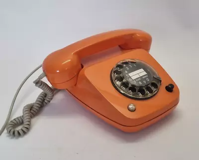 TeKaDe TEA 706 27/70255.00 - Table Phone Dialer - Orange - Rarity - RJ11 • £21.58