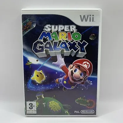 Super Mario Galaxy Nintendo Wii 2007 Action-Adventure Nintendo G General VGC • $43.95