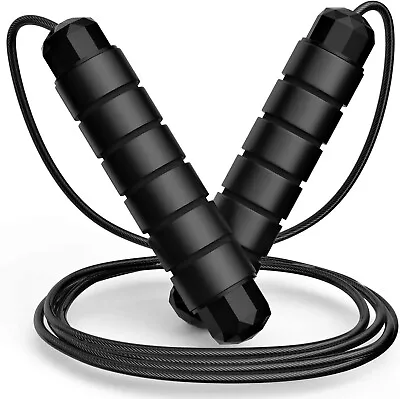 Jump Rope Tangle-Free Rapid Speed Jumping Rope Cable With Ball Bearings For All • $5.99