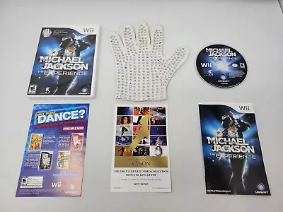 Michael Jackson: The Experience Wii 2010 Glove & Inserts Tested Free US Ship • $49.99