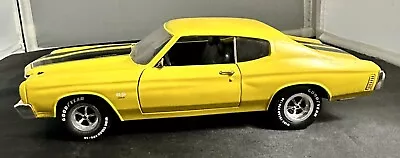 Ertl American Muscle 1970 Chevelle SS 454 LS6 Yellow 1/18 Scale • $45