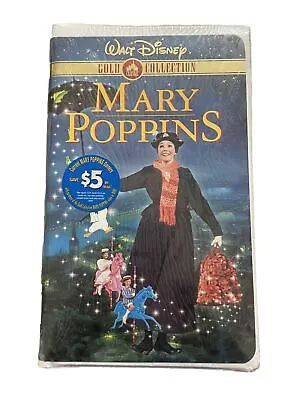 Walt Disney Mary Poppins Gold Collection VHS  New Julie Andrews Dick Van Dyke • $8.99