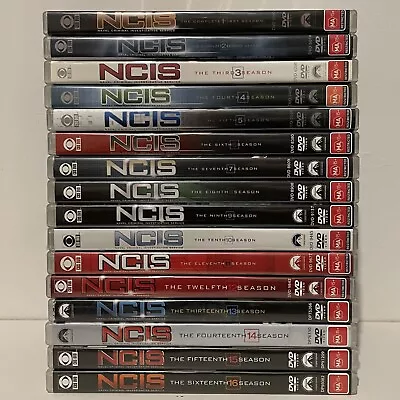 NCIS TV Series DVD Seasons 1 - 16 PAL Region 4 2003 • $84.99