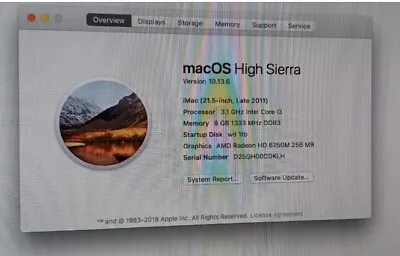 Apple MacBook PreInstalled MacOS 10.13 High Sierra 2.5” Various Brand  500GB HDD • $18.99