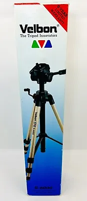 Velbon Heavy Duty TRIPOD Deluxe S-6000 Use W/ PHOTO & VIDEO Cameras Large Size • $22.85