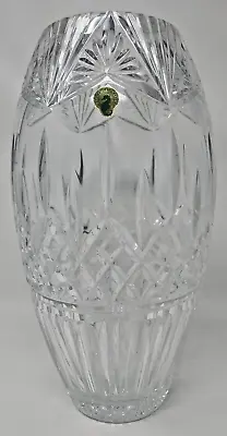 Waterford Crystal Vase Flower Clear Rare        Crafted Ireland 13  Tall Vintage • $399.99