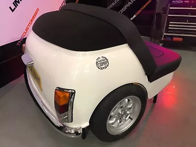 £3500 • Buy Mini Cooper Sofa Car Funky Furniture Retro Sofa Cinema Room Garage Pit Stop Seat