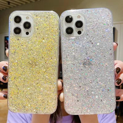 Case For IPhone 14 13 12 11 Pro X XR XS 8 7 6 Plus Luxury Bling Shockproof Cover • $8.28