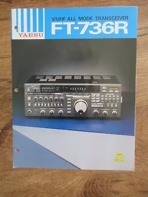 Yaesu FT-736R Brochure • $20